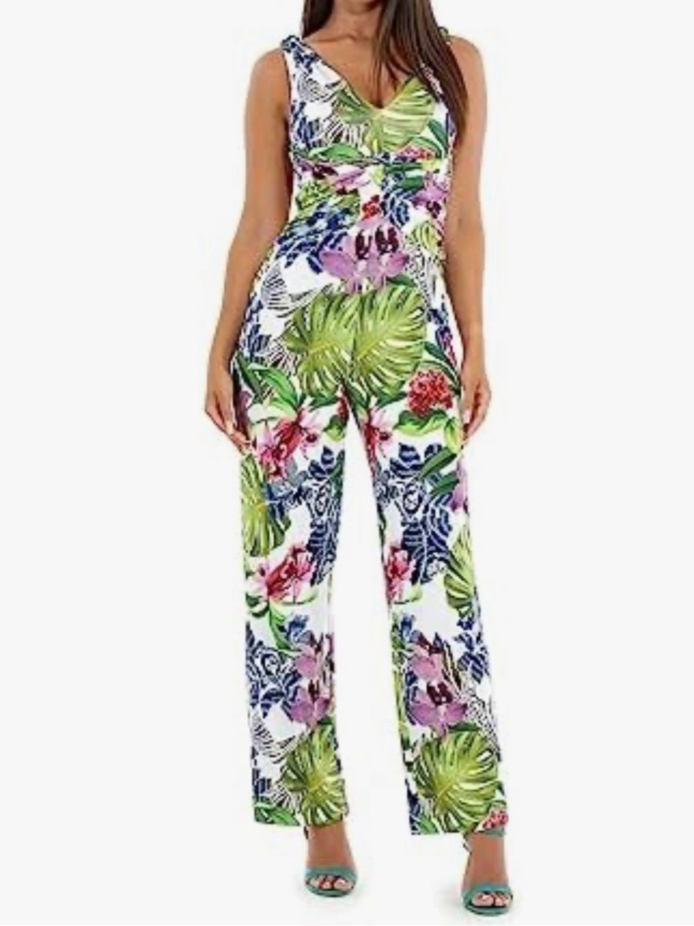 GUESS SS COWL POPLIA JUMPSUIT